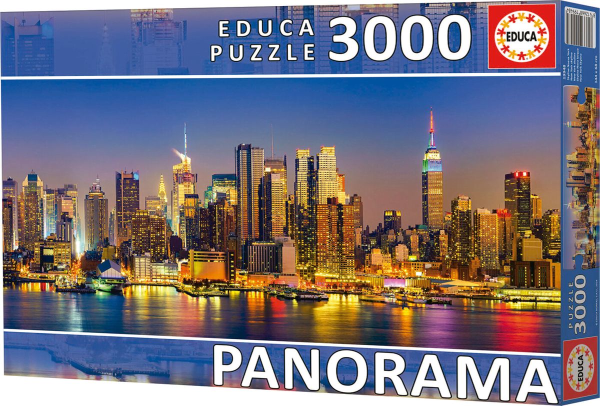 Educa - Puslespil Med 3000 Brikker - New York Skyline