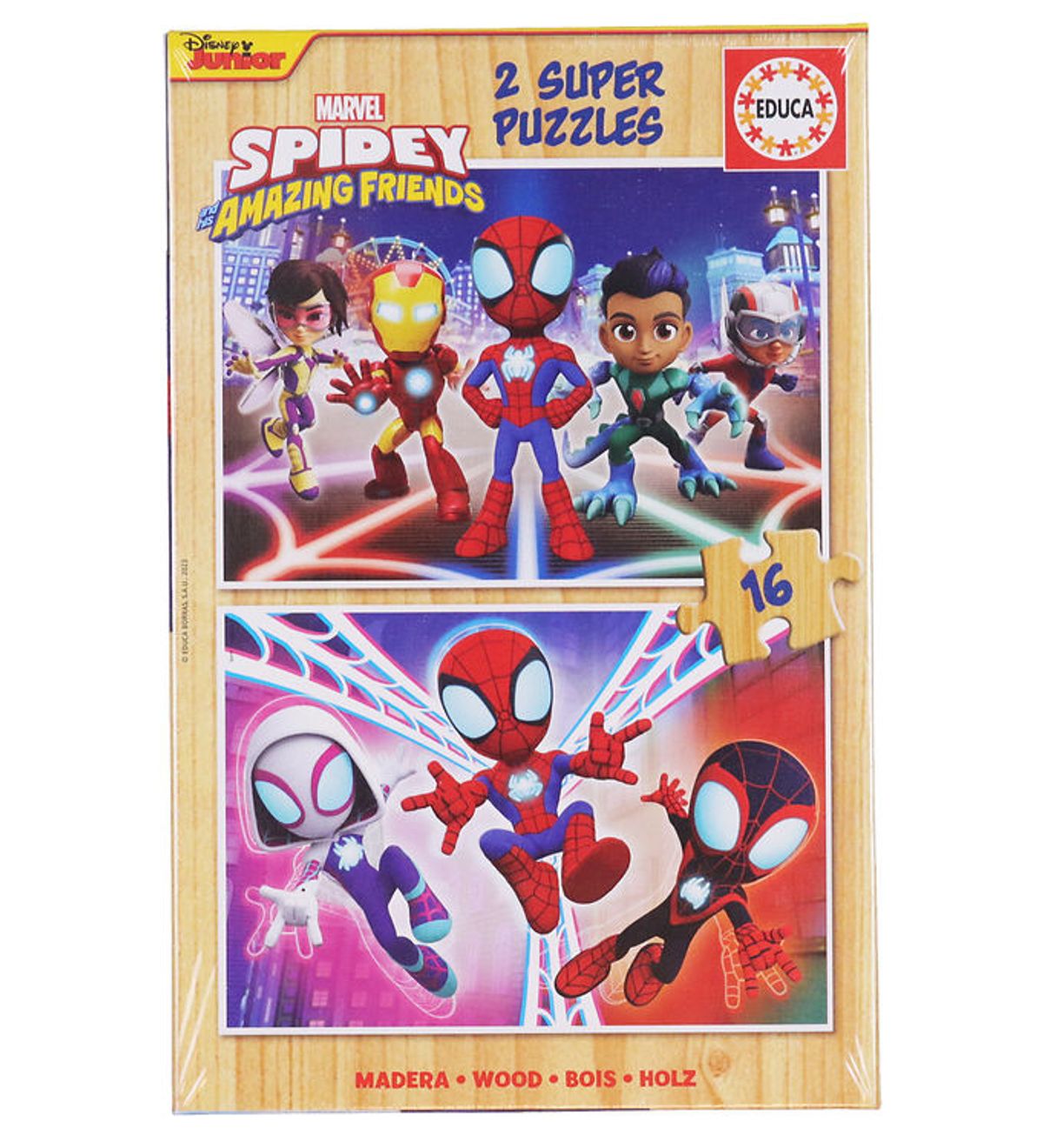 Educa Puslespil - Spidey - 2x16 brikker