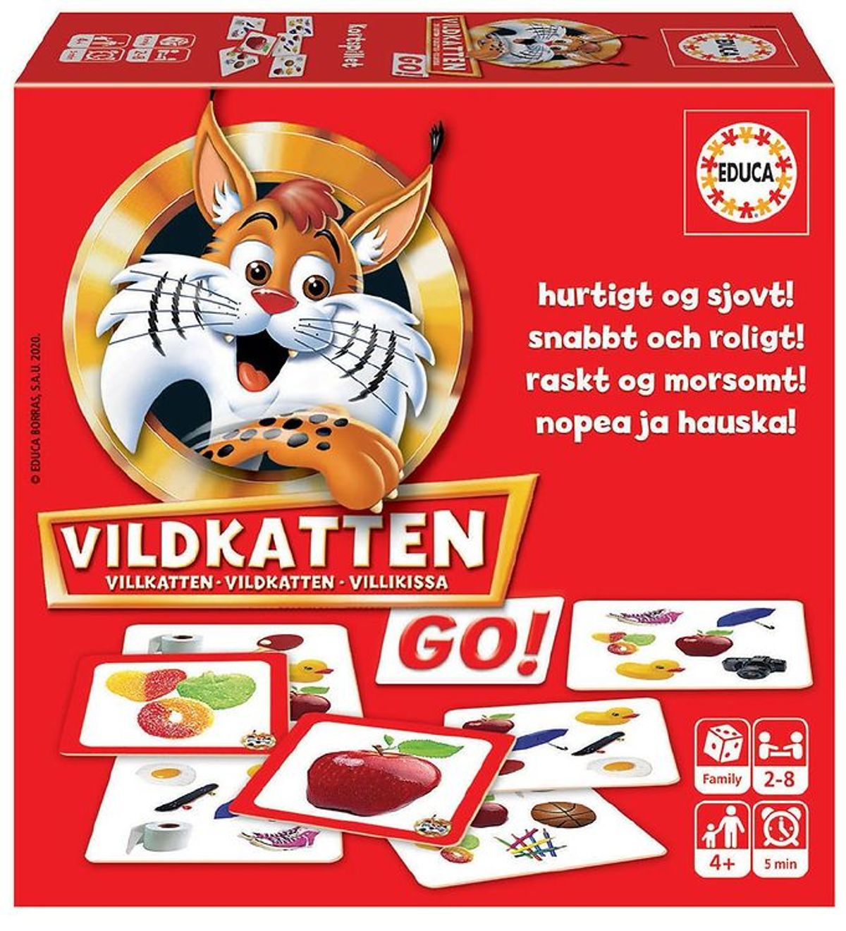 Educa Rejsespil - Vildkatten GO