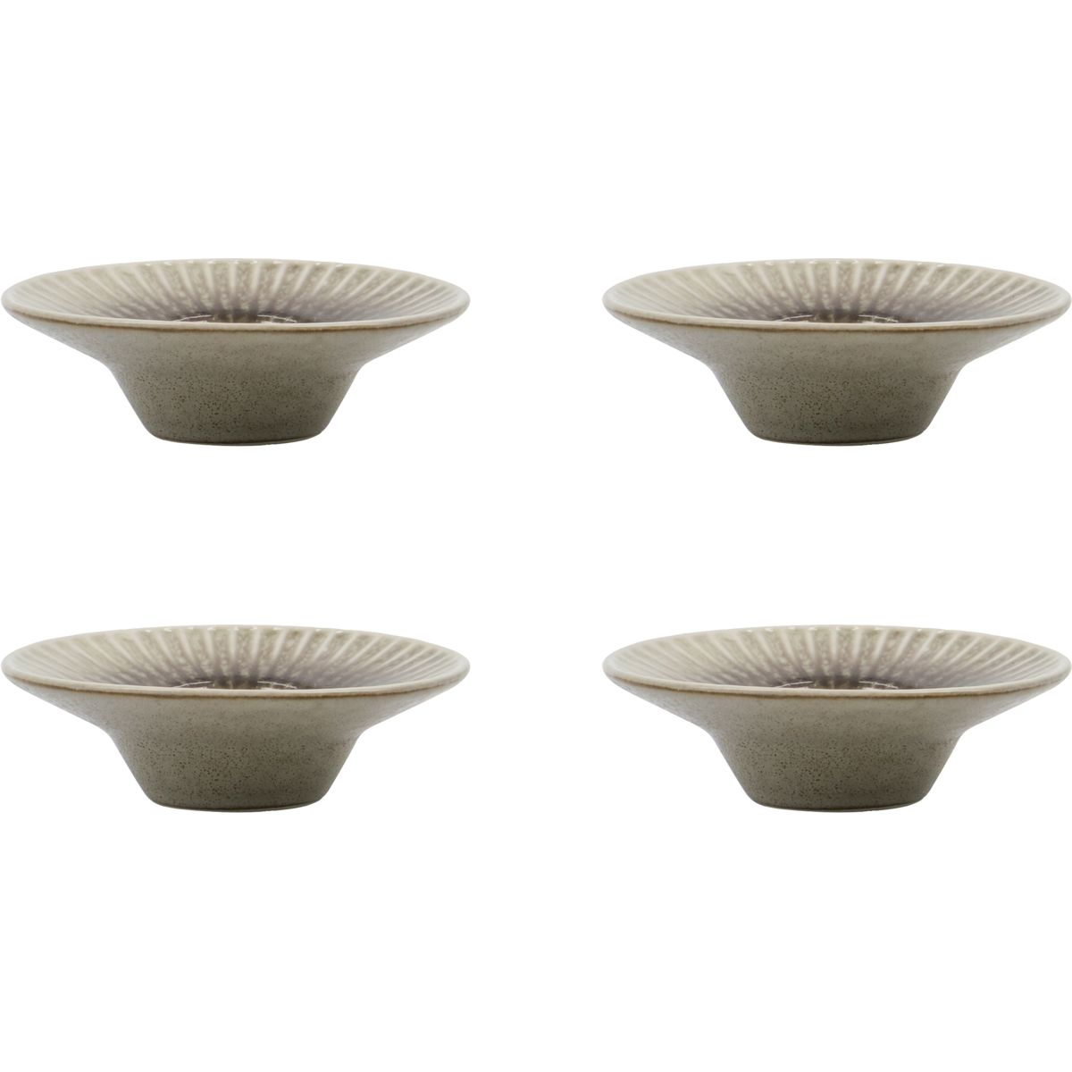 Egg cup, HDPleat, Grey;Brown