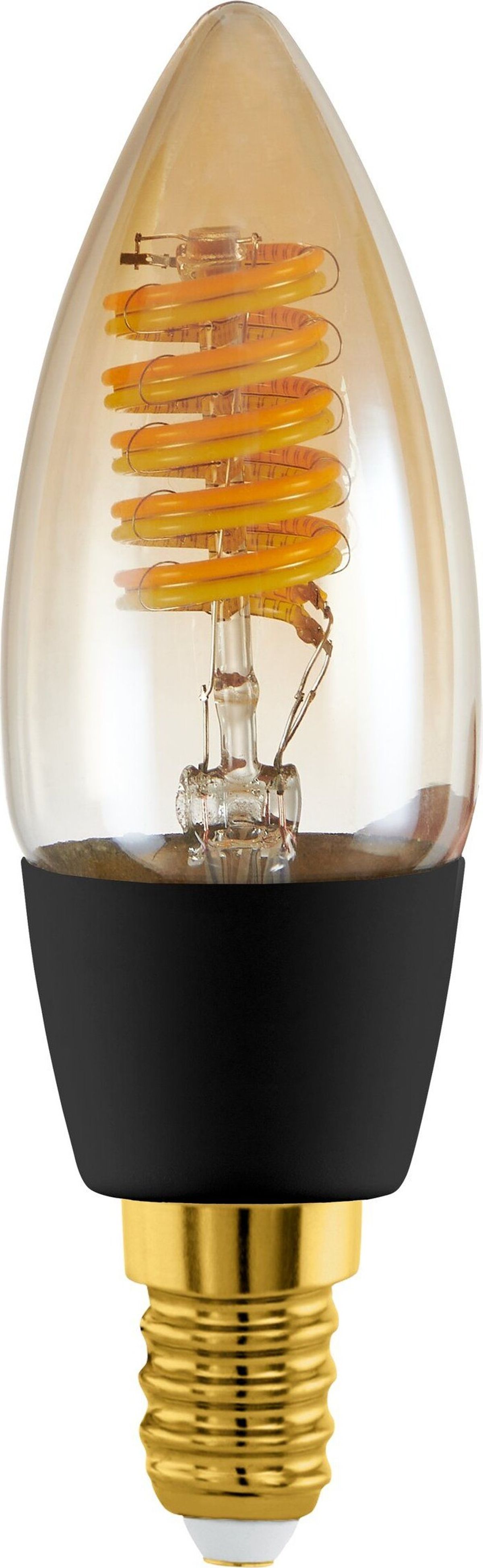 Eglo - E14 Led Pære - Spiral Amber - Dæmp C35 Tw Zigbee Bt