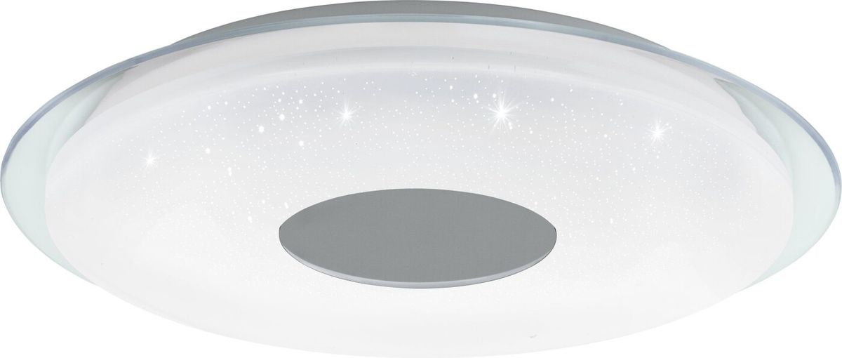 Eglo - Totari-z Plafond Lampe - Krom Hvid ø56 Cm - Tw Zigbee Bt