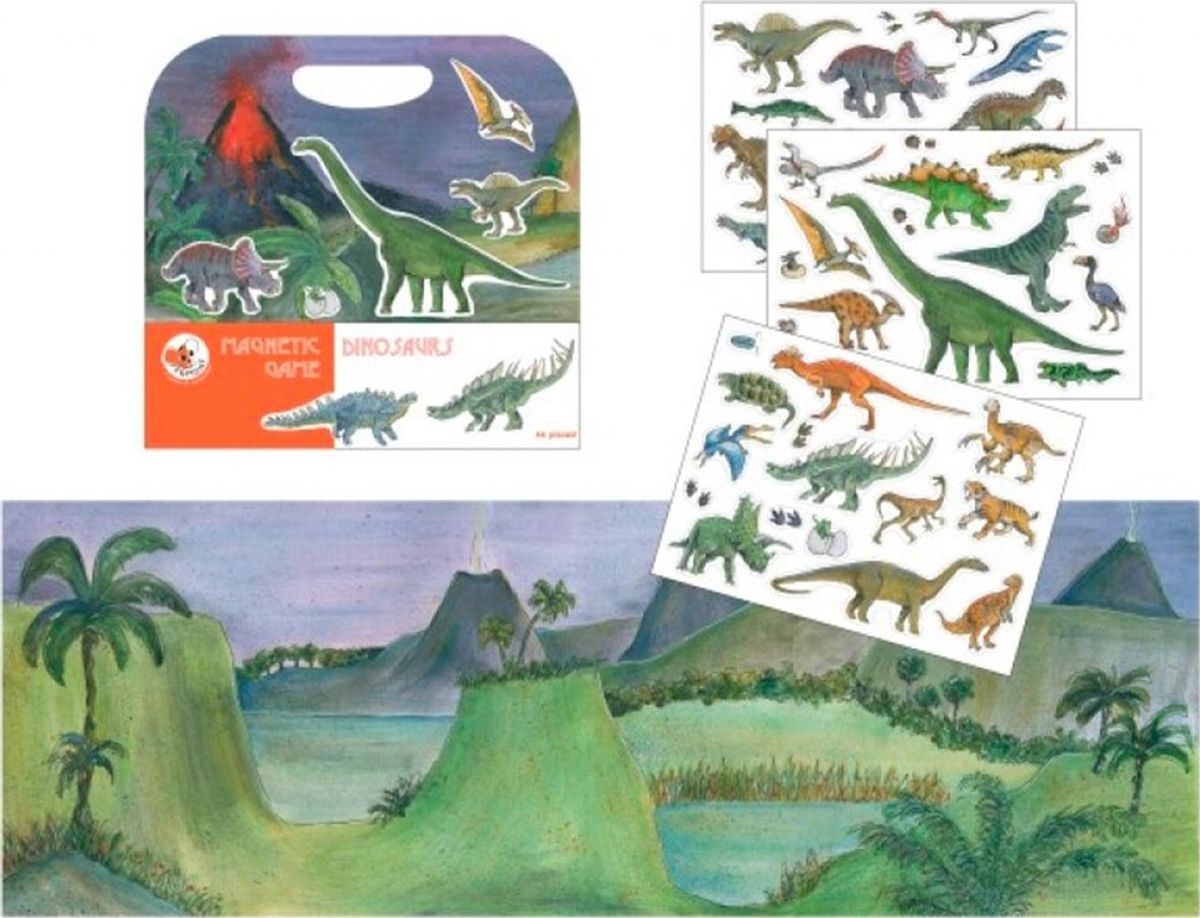 Egmont Toys - Dinosaurer Magnetbog - (630665) - Bog