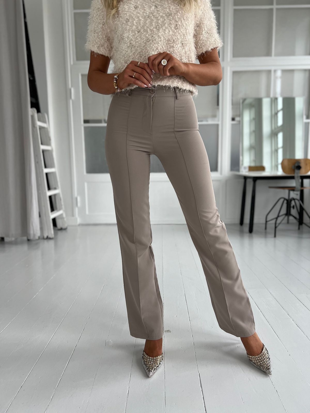 Eight Luxe Taupe pants