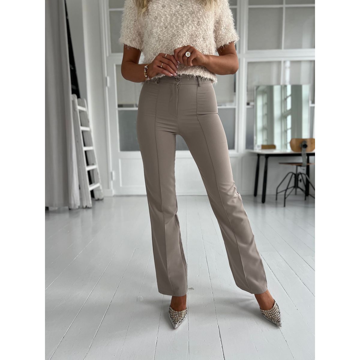 Eight Luxe Taupe pants