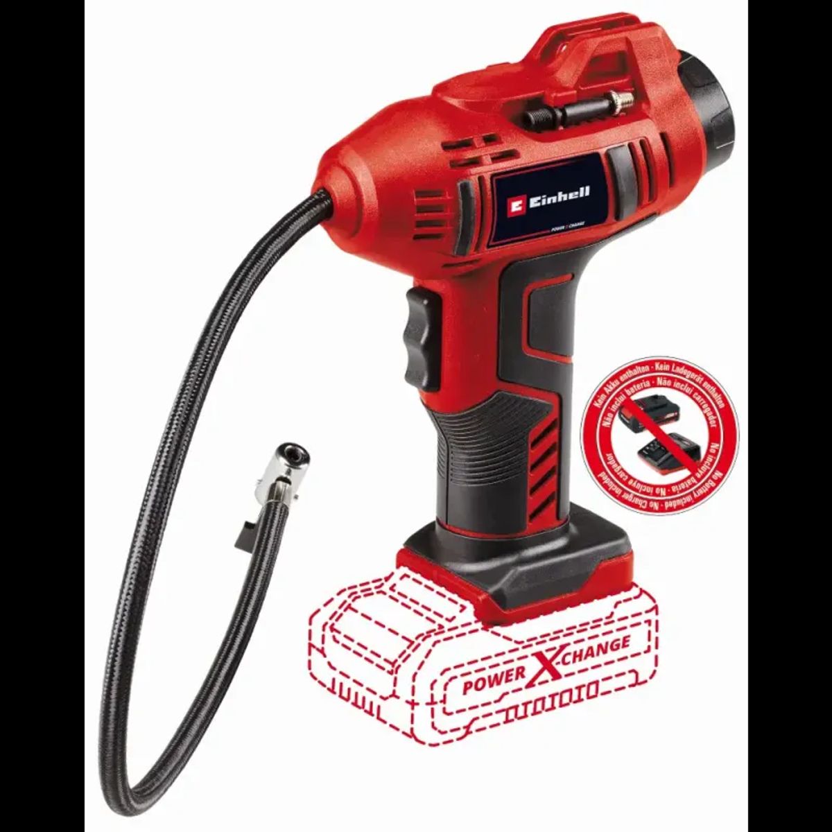 Einhell CE-CC 18 Li akku autokompressor18V u/batteri og lader