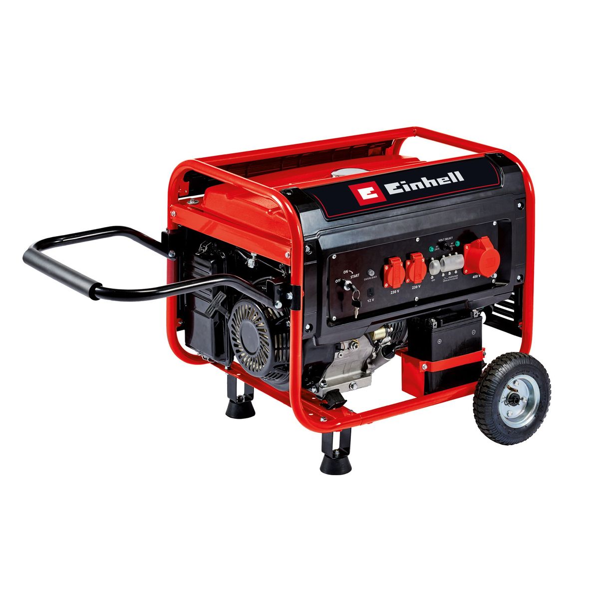 Einhell TC-PG 65/E5 benzindrevet generator med 2x230 volt og 1x400 volt - DEMO - Brugt 1 gang til Demonstration