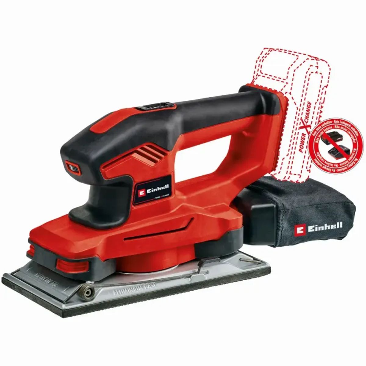 Einhell TE-OS 18/230 Li akku rystepudser 18 volt u/batteri og lader