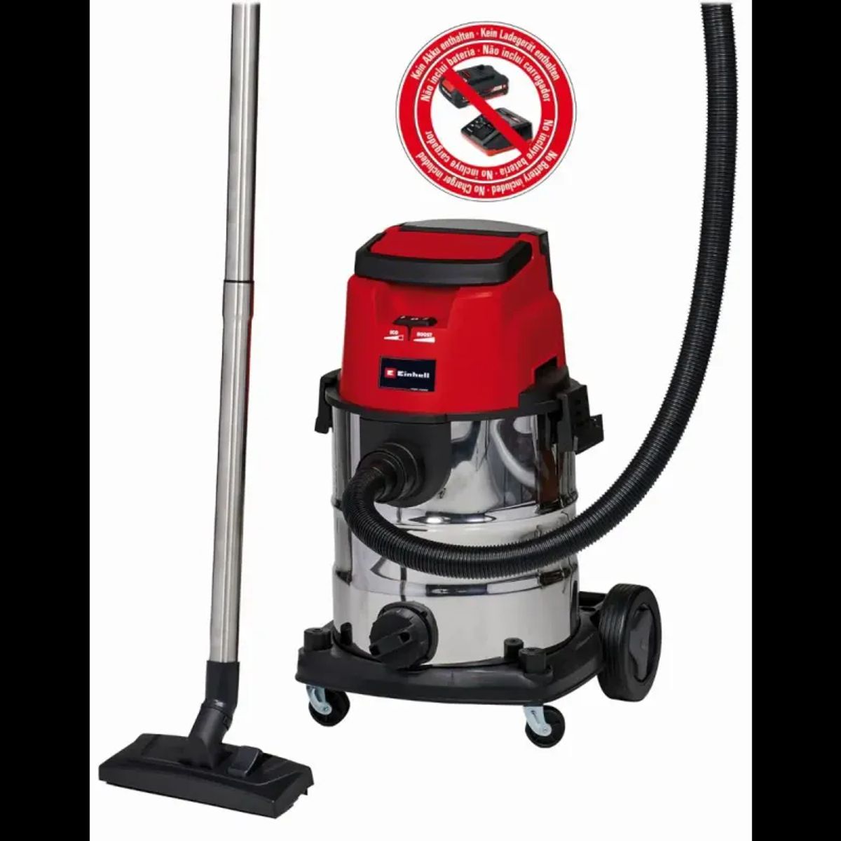 Einhell TE-VC 36/25 Li S akku våd-/tørstøvsuger 25 liter 2x18V u/batteri og lader