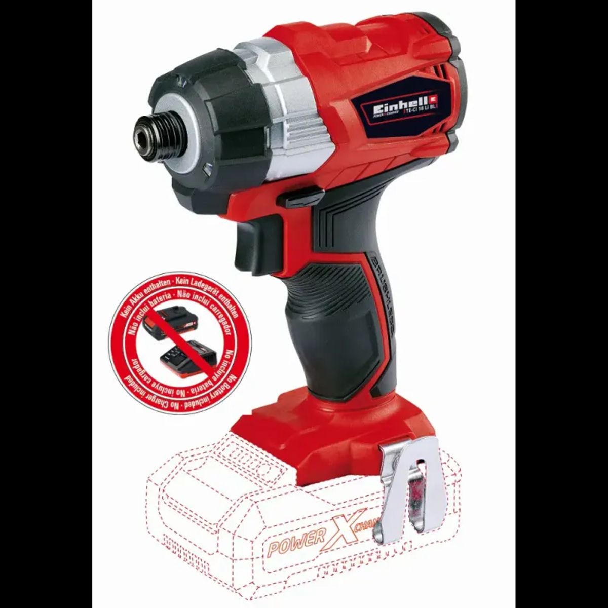 Einhell TP-CI 18 Li akku-slagskruetrækker 18 volt u/batteri og lader