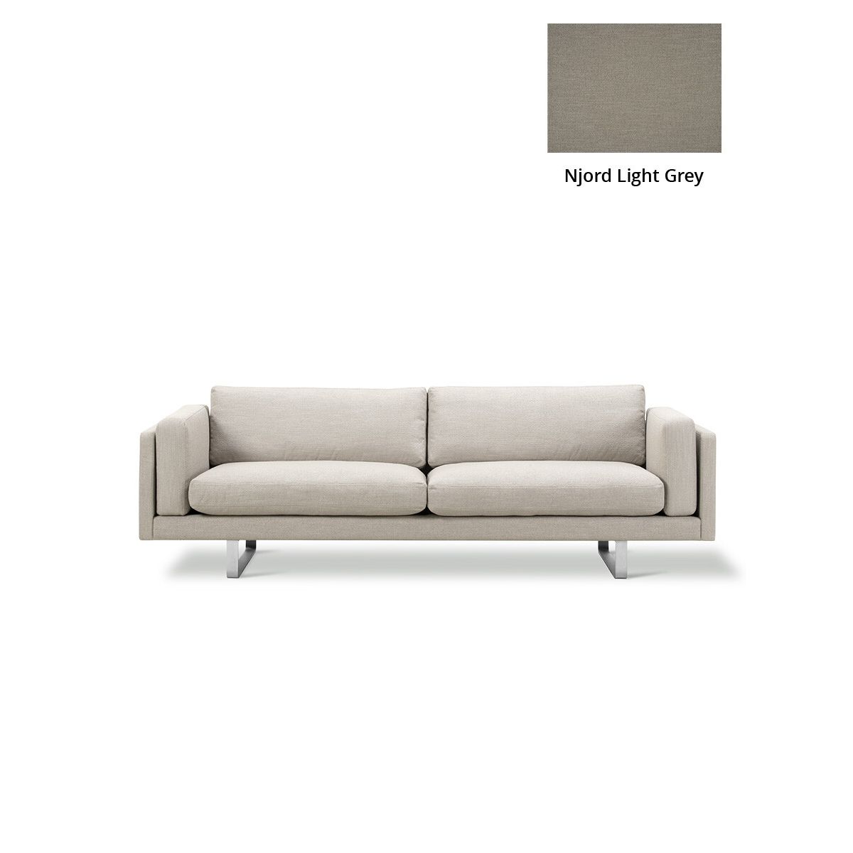 EJ280 Sofa fra Fredericia Furniture (Model 8062 / 240 cm, Njord / Light Grey)