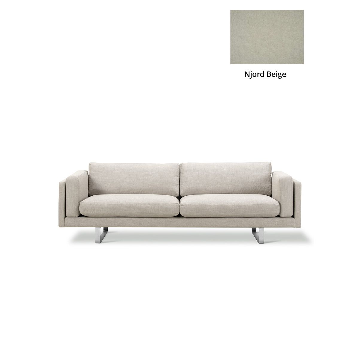 EJ280 Sofa fra Fredericia Furniture (Njord / Beige, Model 8052 / 212 cm)