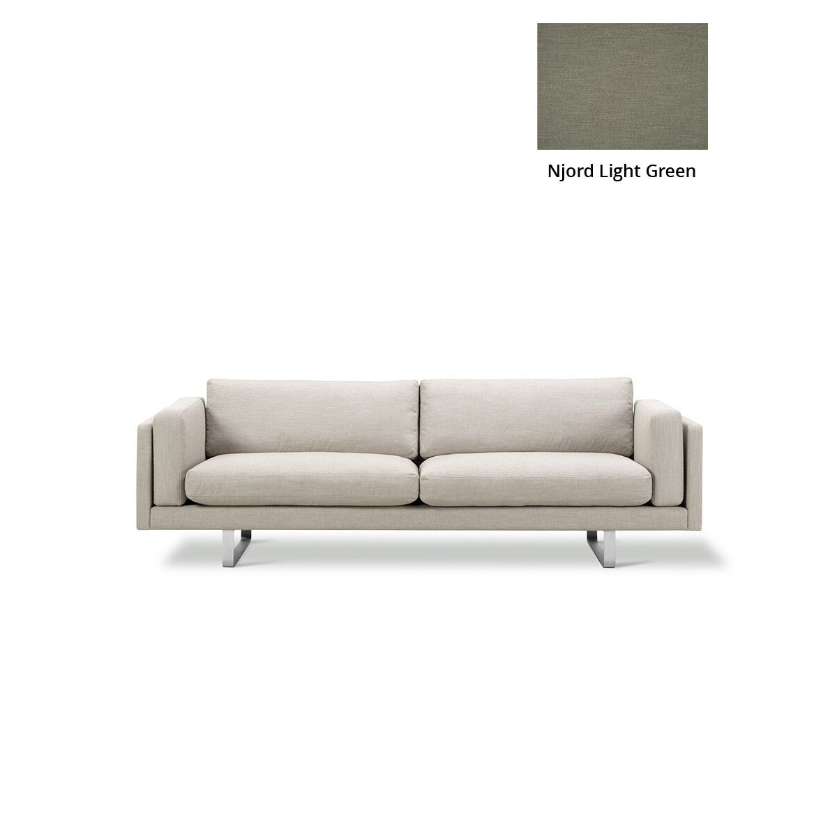 EJ280 Sofa fra Fredericia Furniture (Njord / Light Green, Model 8052 / 212 cm)