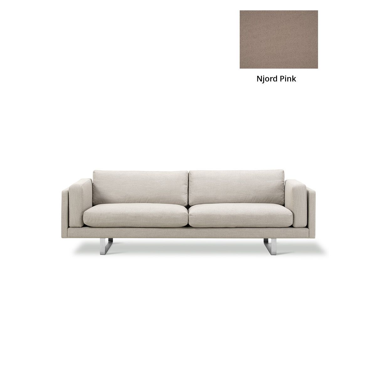 EJ280 Sofa fra Fredericia Furniture (Njord / Pink, Model 8052 / 212 cm)