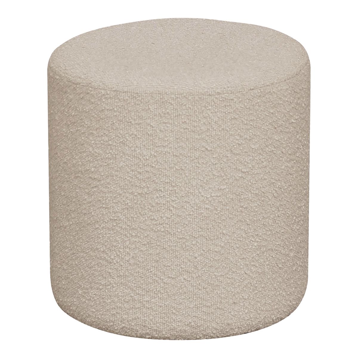 Ejby Puf - Puf I Bouclé, Beige, Ø34X36 Cm, Hn1233