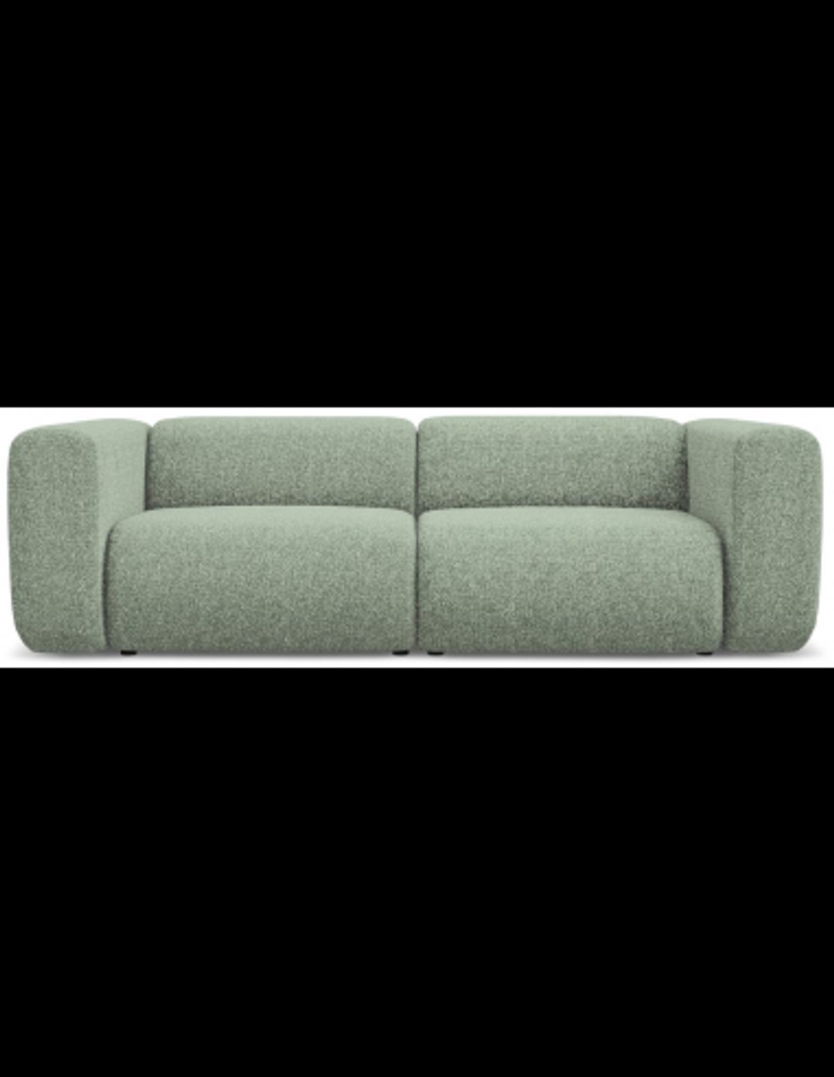 Ekahi 3-personers modulsofa i polyester B228 cm - Meleret mint