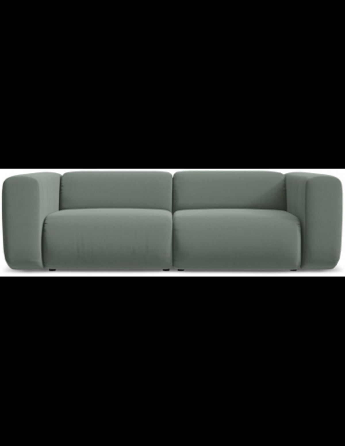 Ekahi 3-personers modulsofa i velour B228 cm - Mint