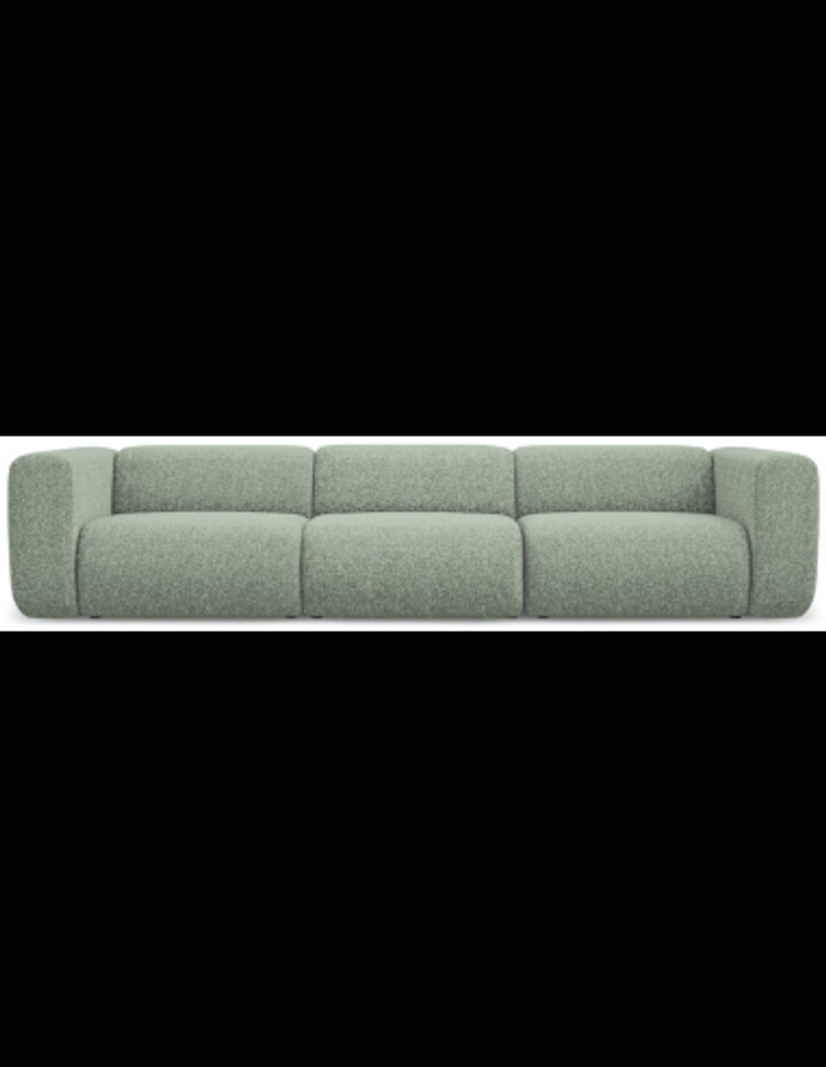 Ekahi 4-personers modulsofa i polyester B319 cm - Meleret mint