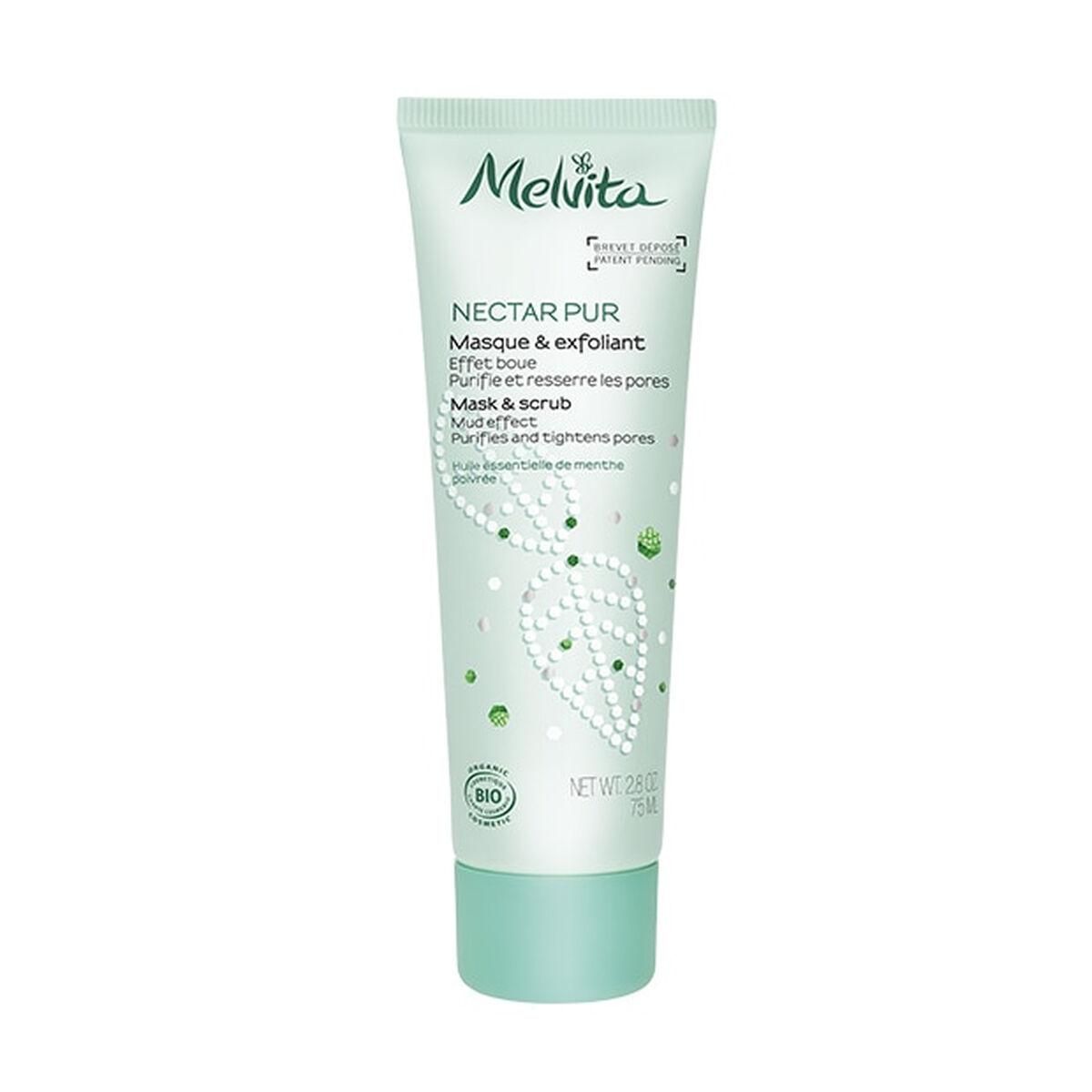 Eksfolierende maske 2 i 1 Melvita Nectar Puro 75 ml