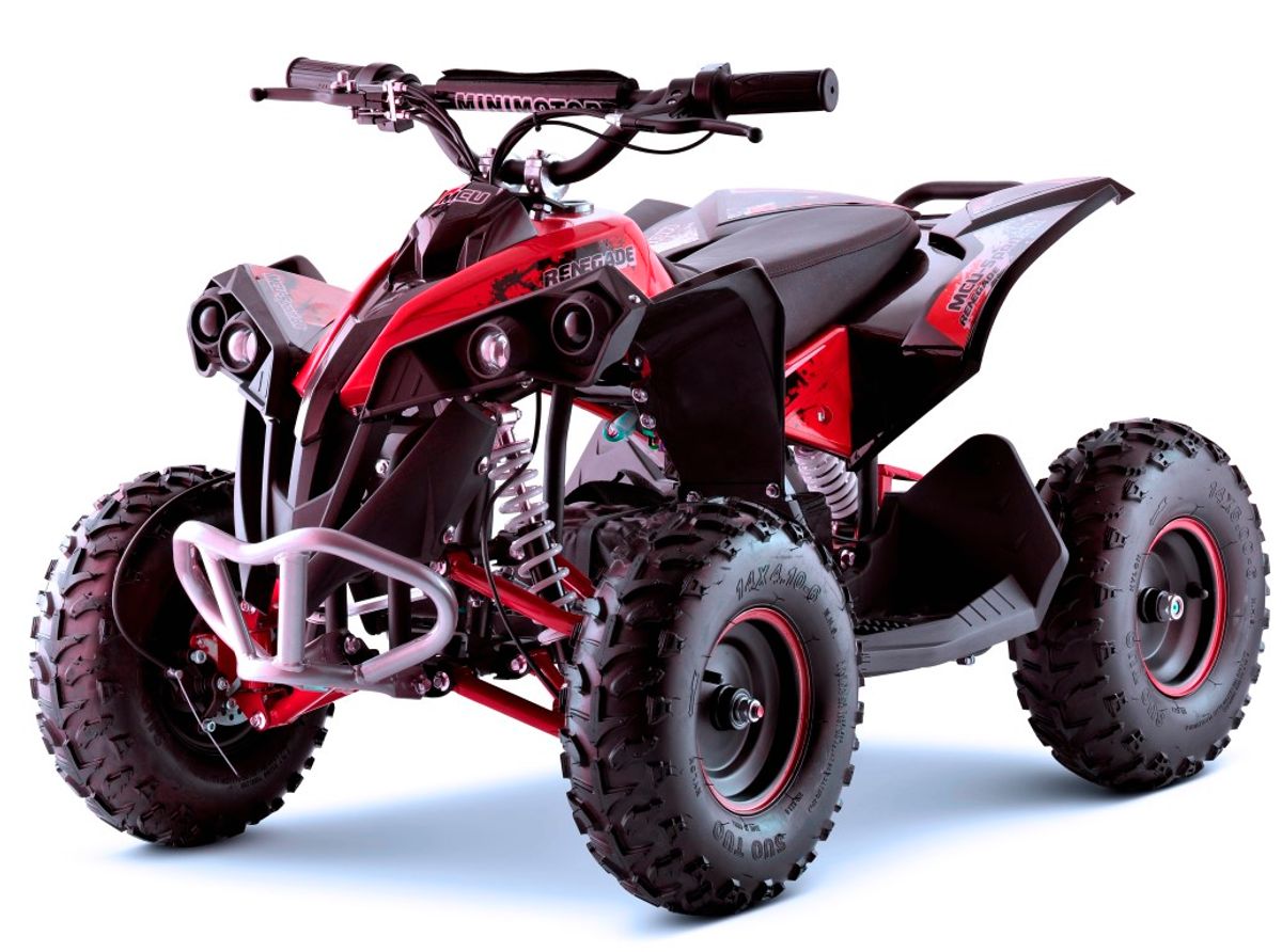 EL ATV Renegade Brushless 1060W Kardan, Rød m/anhængertræk