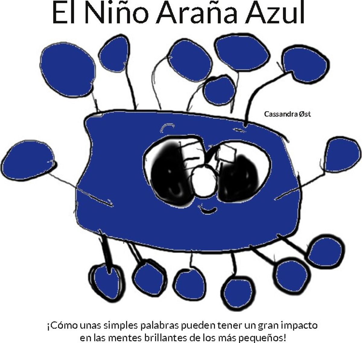 El Niño Araña Azul - Cassandra øst - Spansk Bog