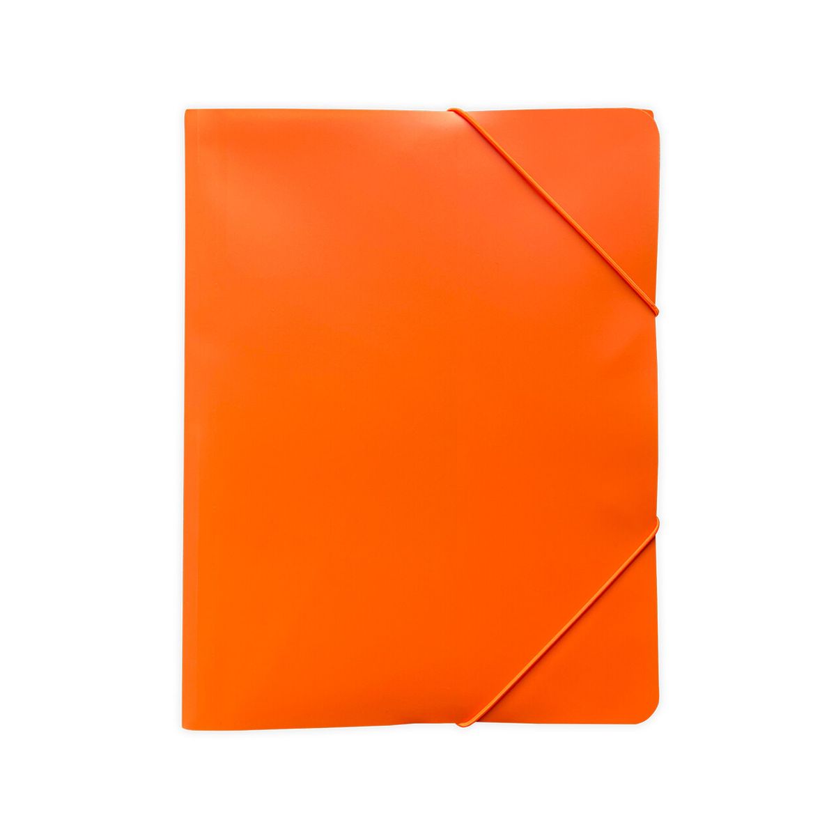 Elastikmappe plast A4, orange