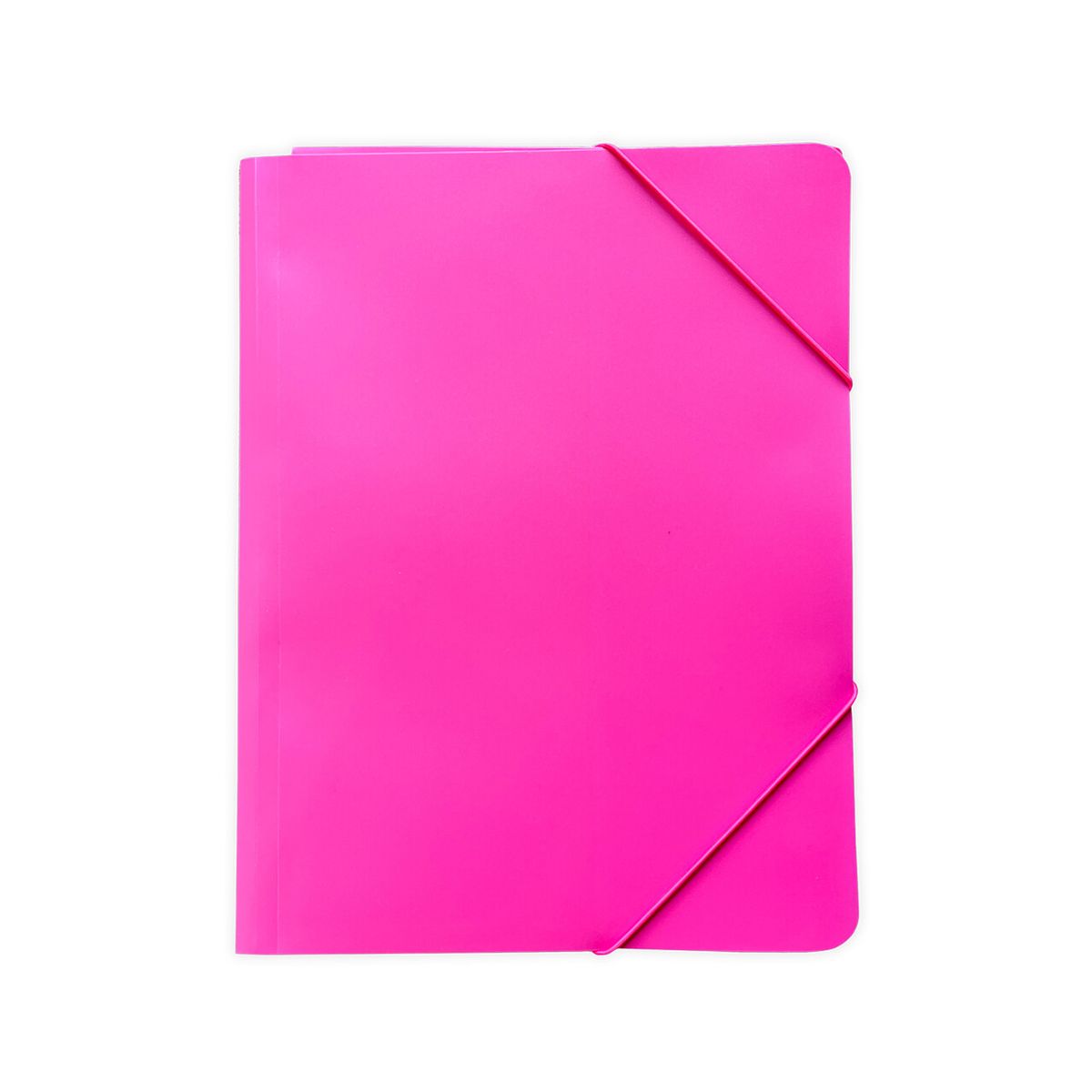 Elastikmappe plast A4, pink