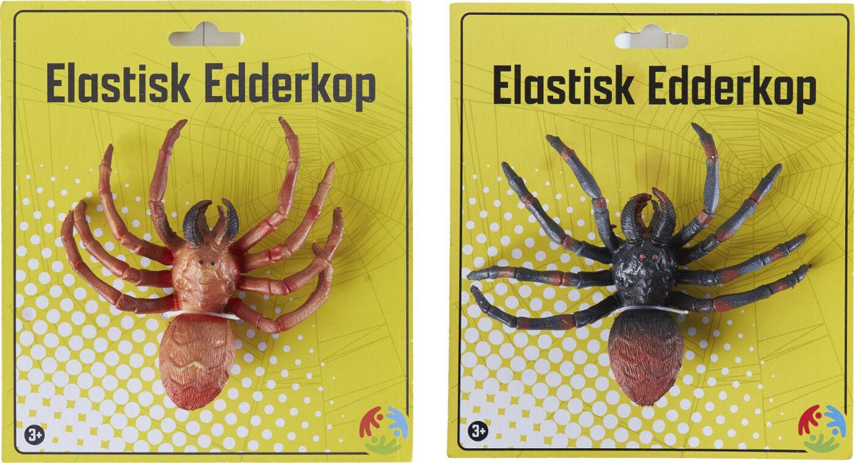 Elastisk Legetøjs Edderkop Figur - Assorteret