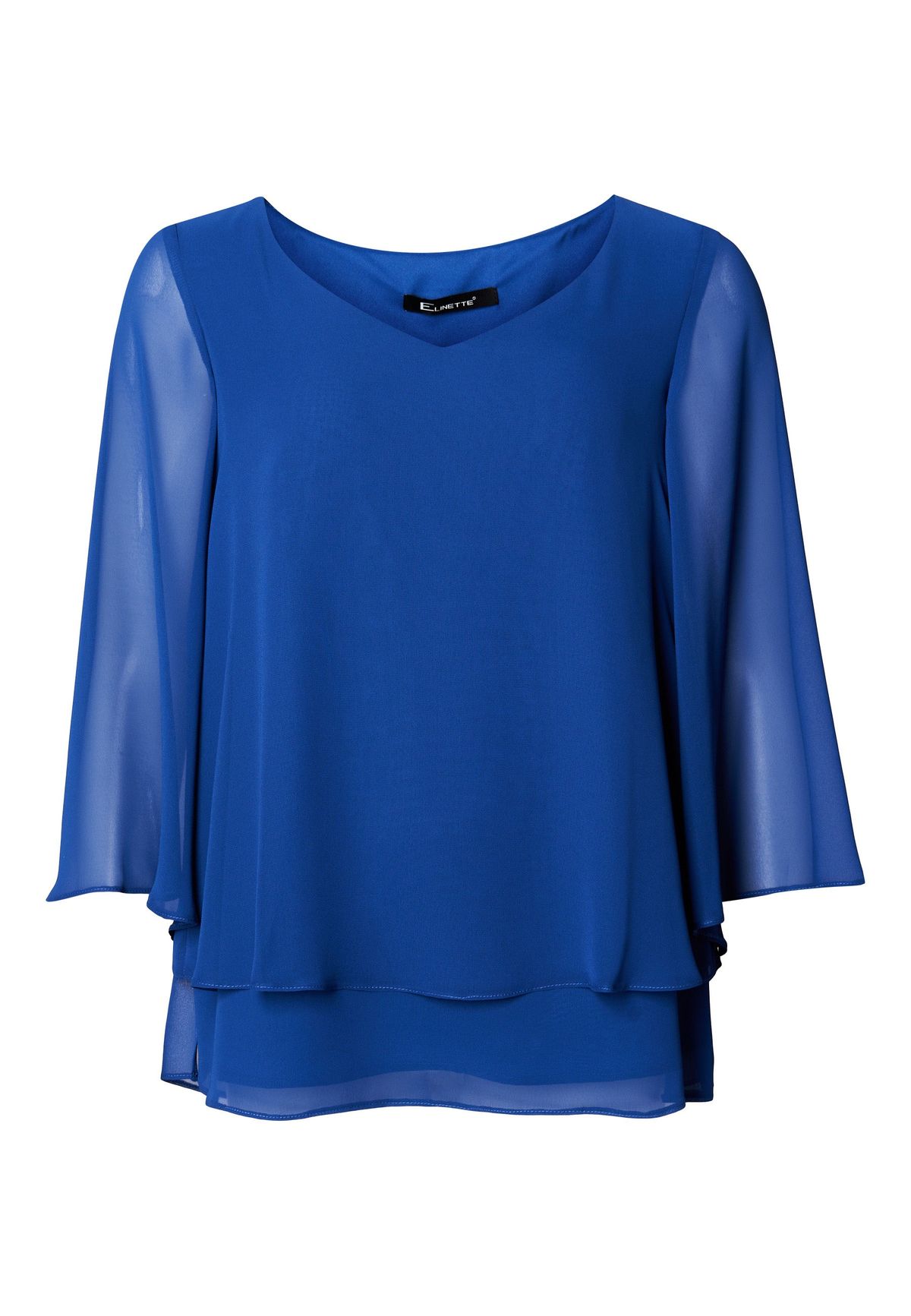 Elcamma - Royal Blue - Bluse - 36