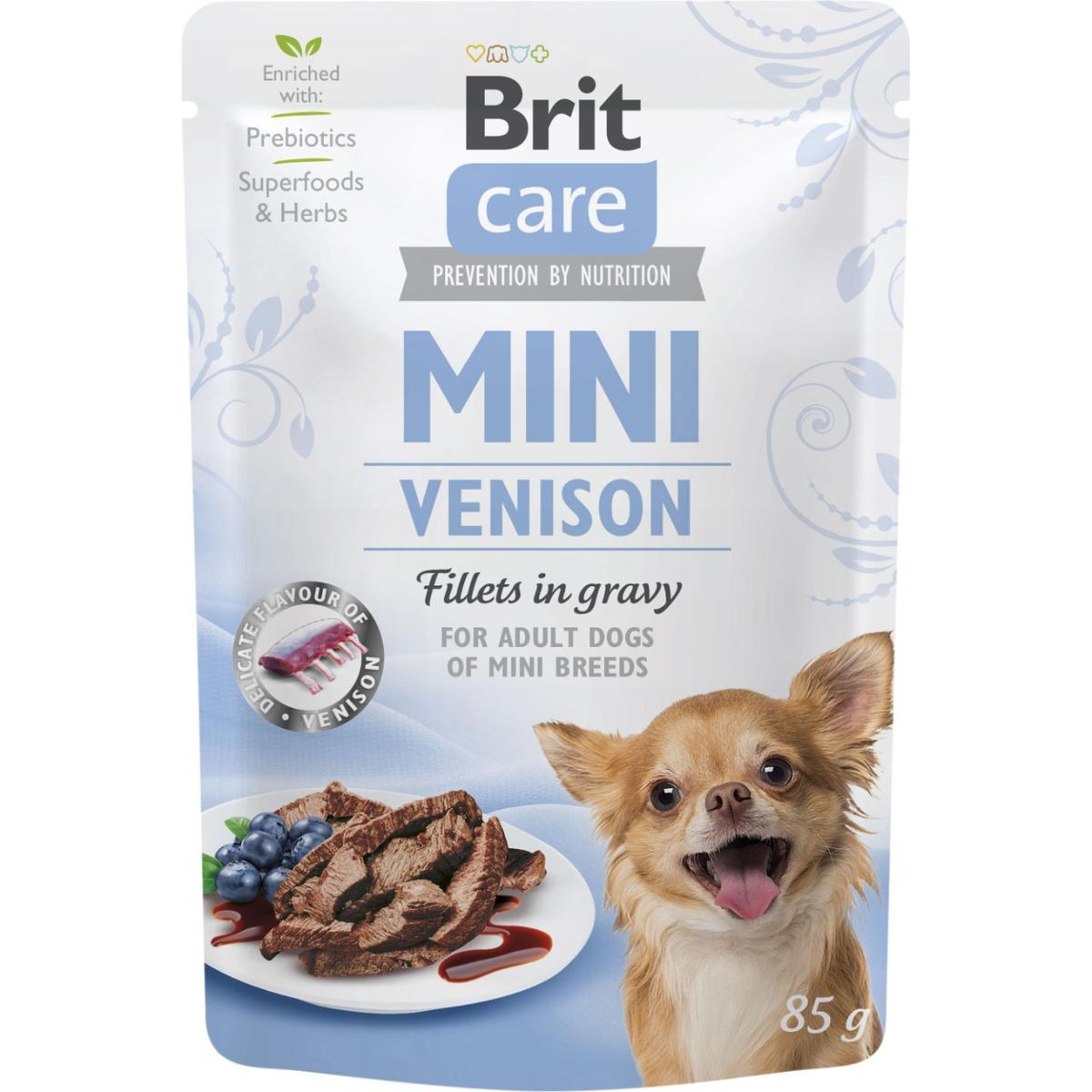 Eldorado - Brit Care Mini Fileter i sovs - Hjortekød 85g, Vådfoder - Hundefoder