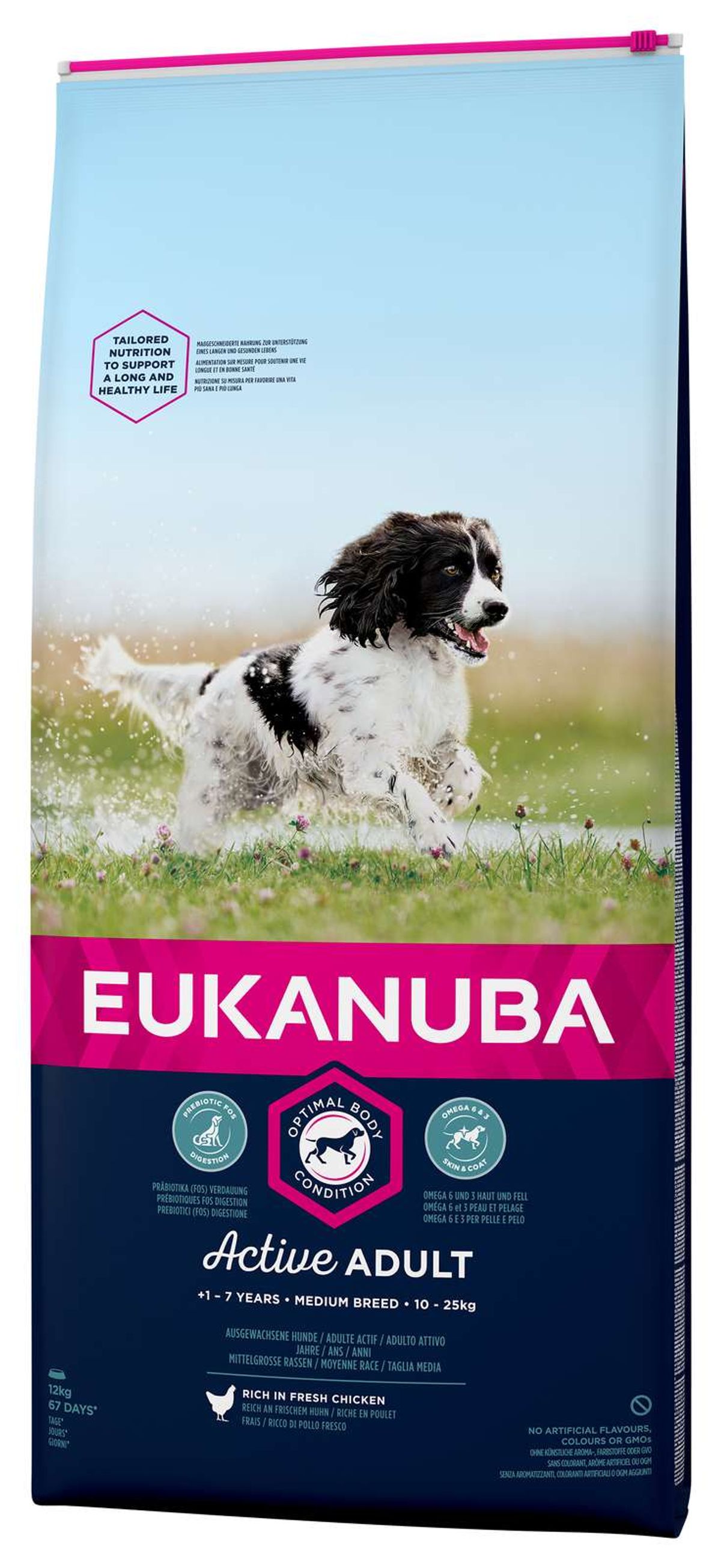 Eldorado - Eukanuba adult medium Kylling 12kg - Hundefoder