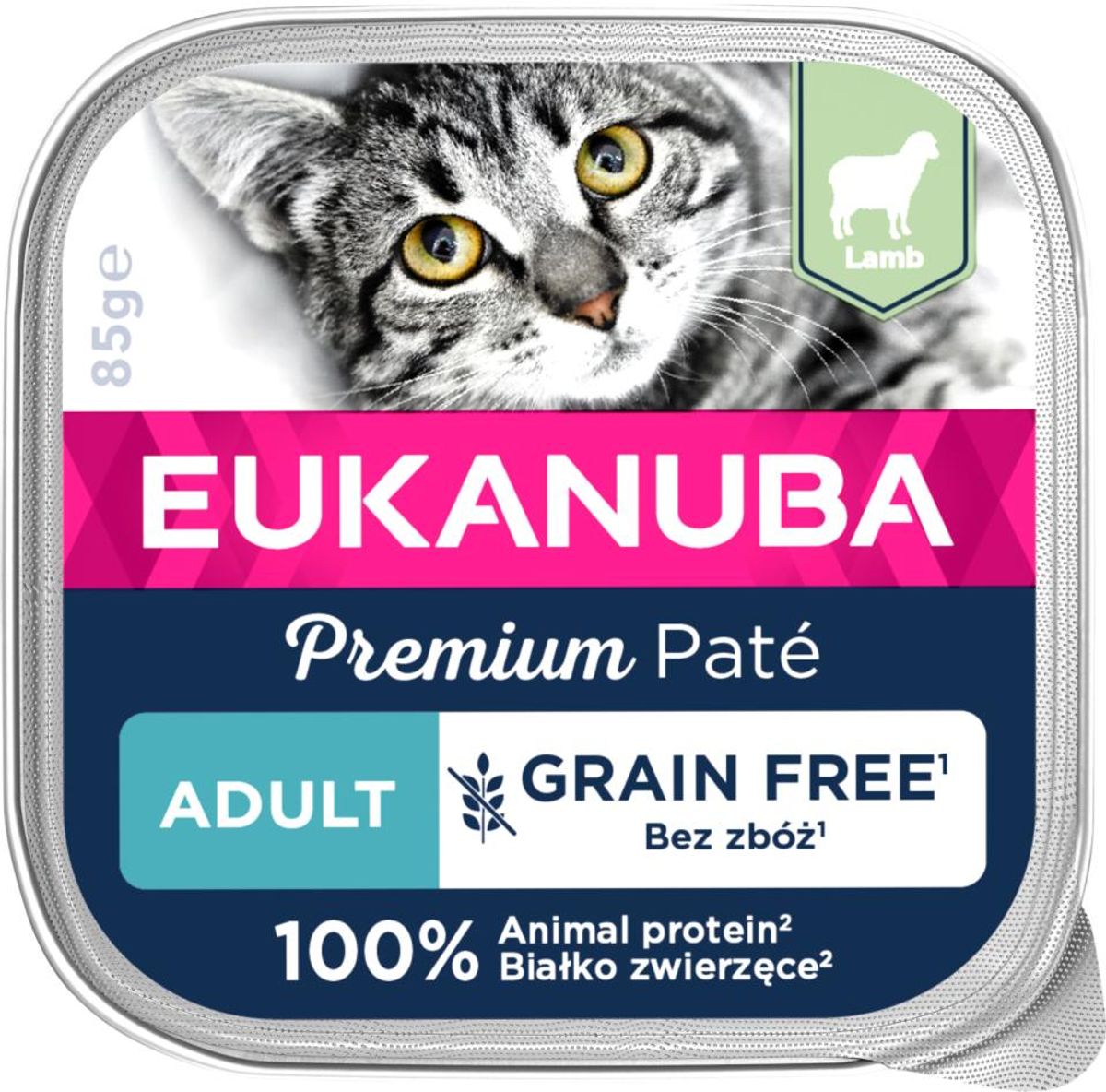 Eldorado - Eukanuba Kat Adult Pate, rig på Lam - Kattefoder