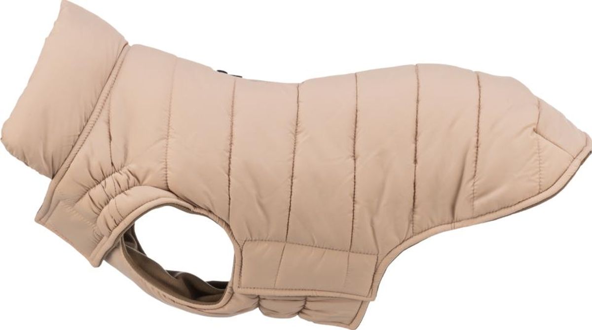 Eldorado - Trixie Lesmont vinterfrakke til hunde, Farve: Beige - M: ryg: 45 cm, mave: 52-58 cm, hals: 44-52 cm - Pet Apparel - Polyester","Fleece