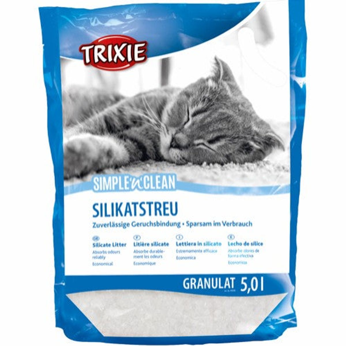 Eldorado - Trixie Simple'n'Clean Silikat Kattegrus 5L - Cat Litter