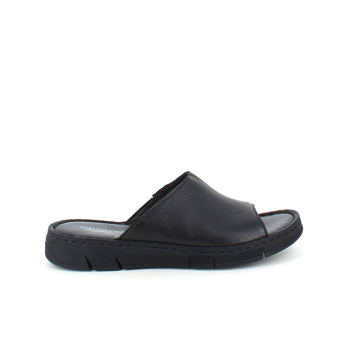 Elegant sort slip in i skind fra Relaxshoe - 38