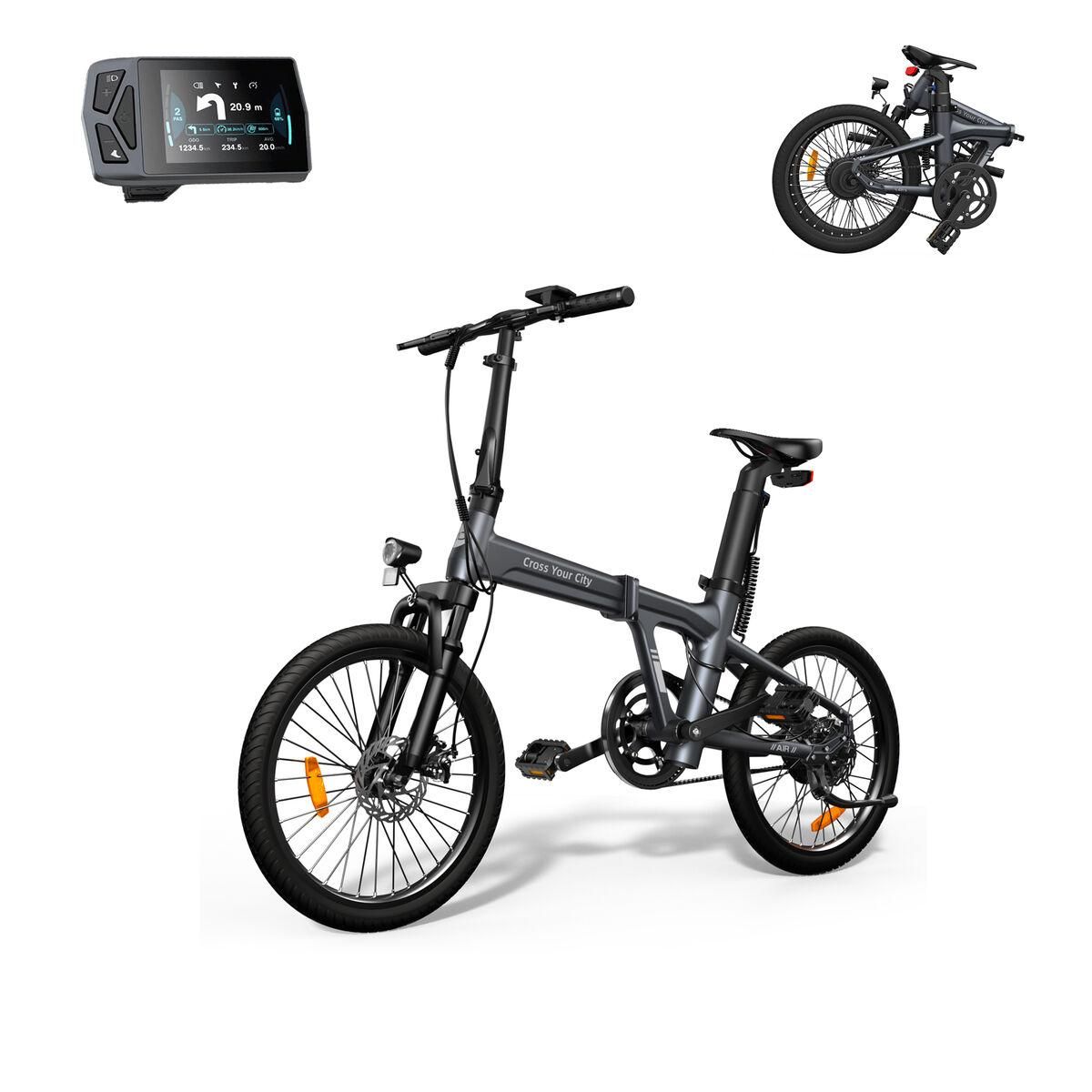 Elektrisk cykel Xiaomi ADO Air 20S 20" 100 Km Grå