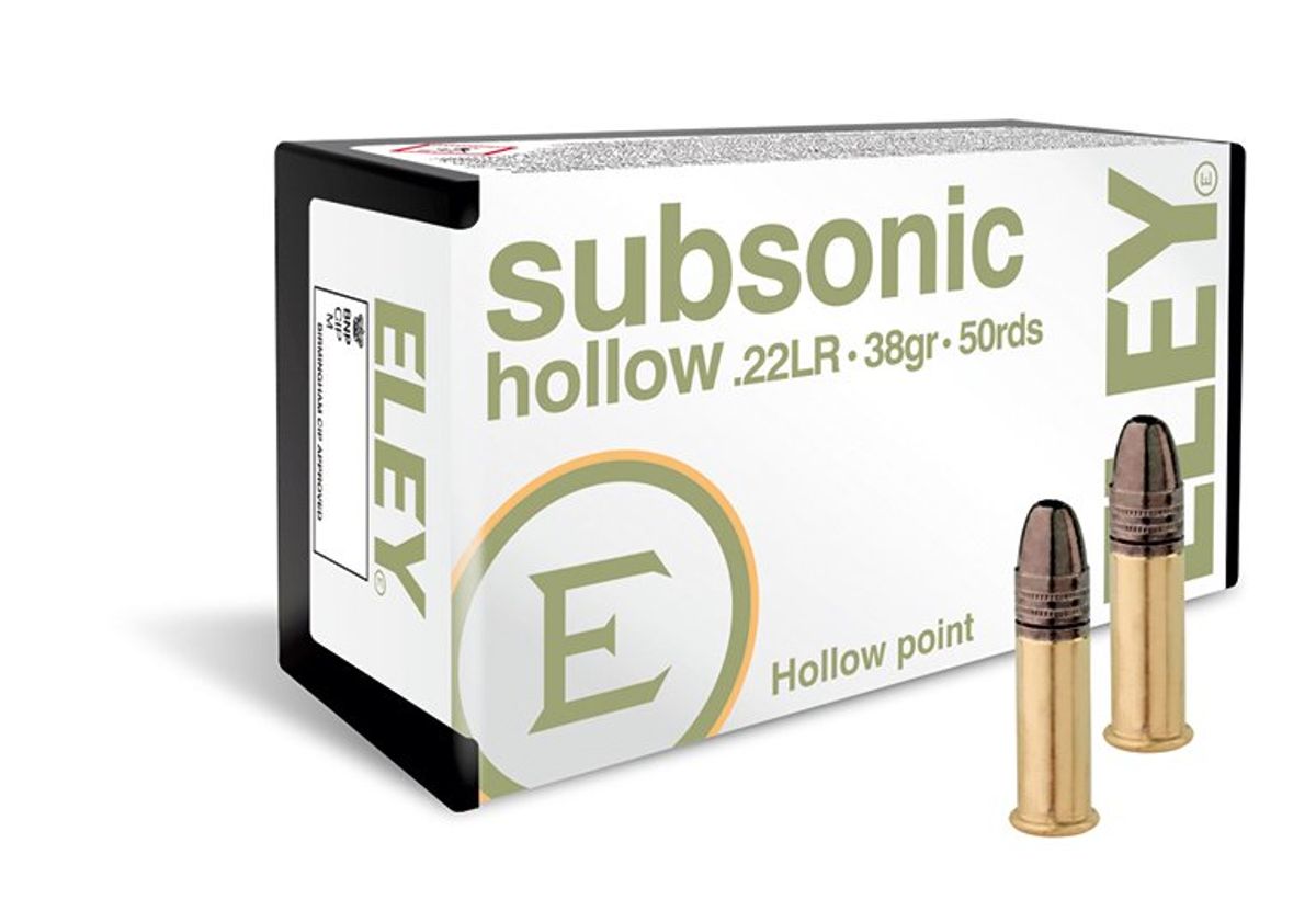 Eley 22lr Subsonic Hollow Point 50 stk - 310 m/s