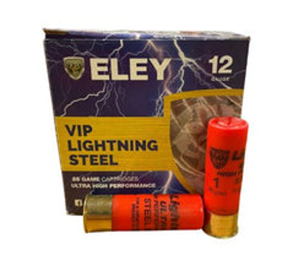 Eley VIP lightning steel 12/76 str. 1/36g - 25 stk.