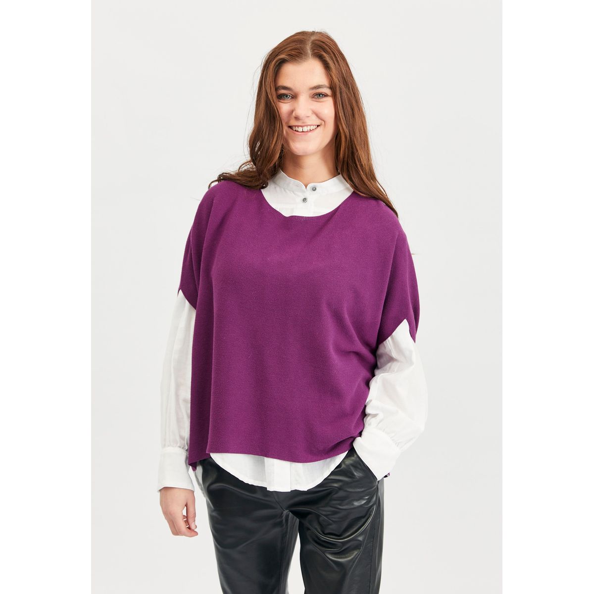 Elfi - Dark Purple - Bluse - S/m