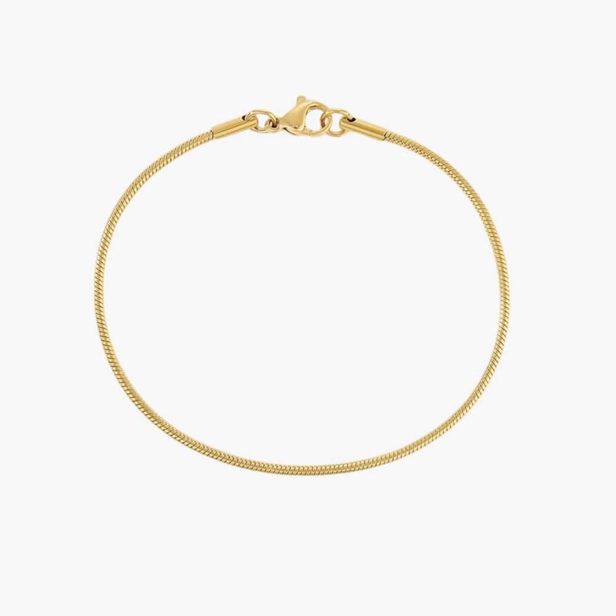 Elisabeth Enkelt Armbånd 14K Guldbelagt 1,5 mm