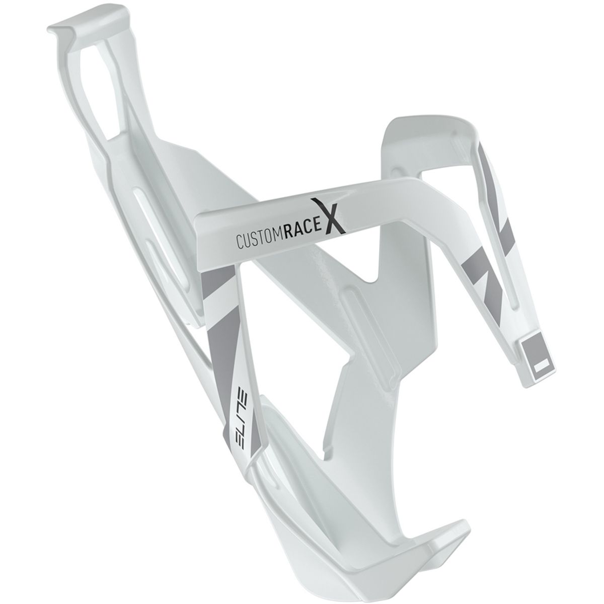 Elite Bottle Cage Custom Race X - White Glossy