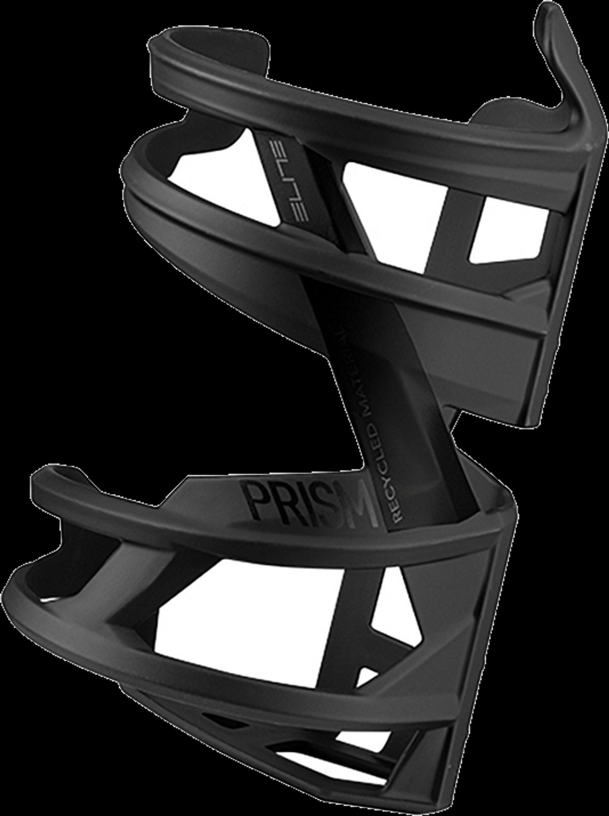 Elite Bottle Cage Prism Left - Recycled [LEFT] - Soft Black