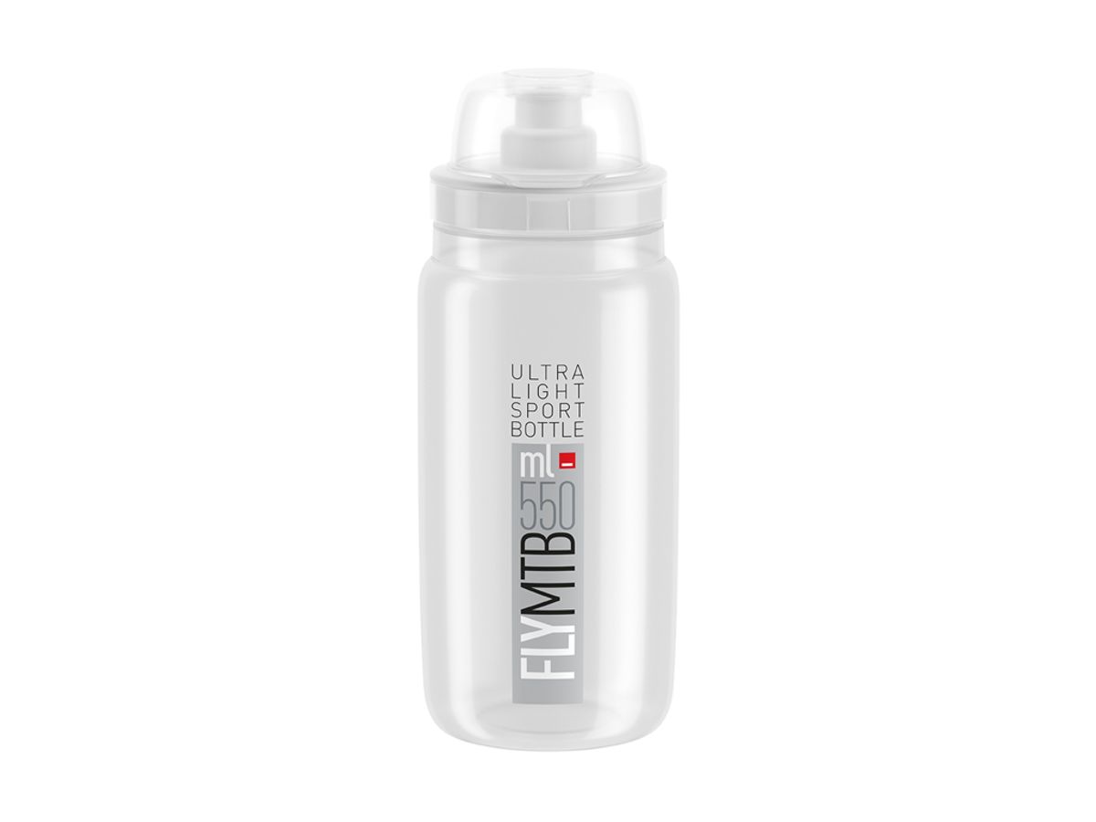 Elite Fly MTB - Drikkedunk 550ml - 100% Biologisk nedbrydelig - Klar med Grå logo