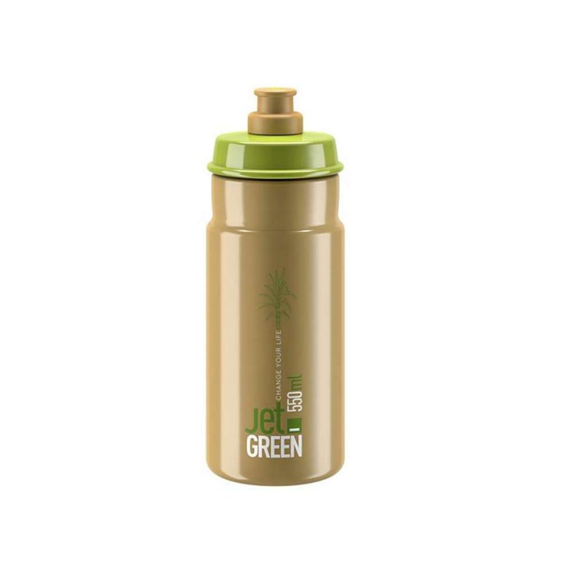 Elite Jet Green - Drikkedunk - 550ml - 100% Biologisk nedbrydelig - Brun/grøn