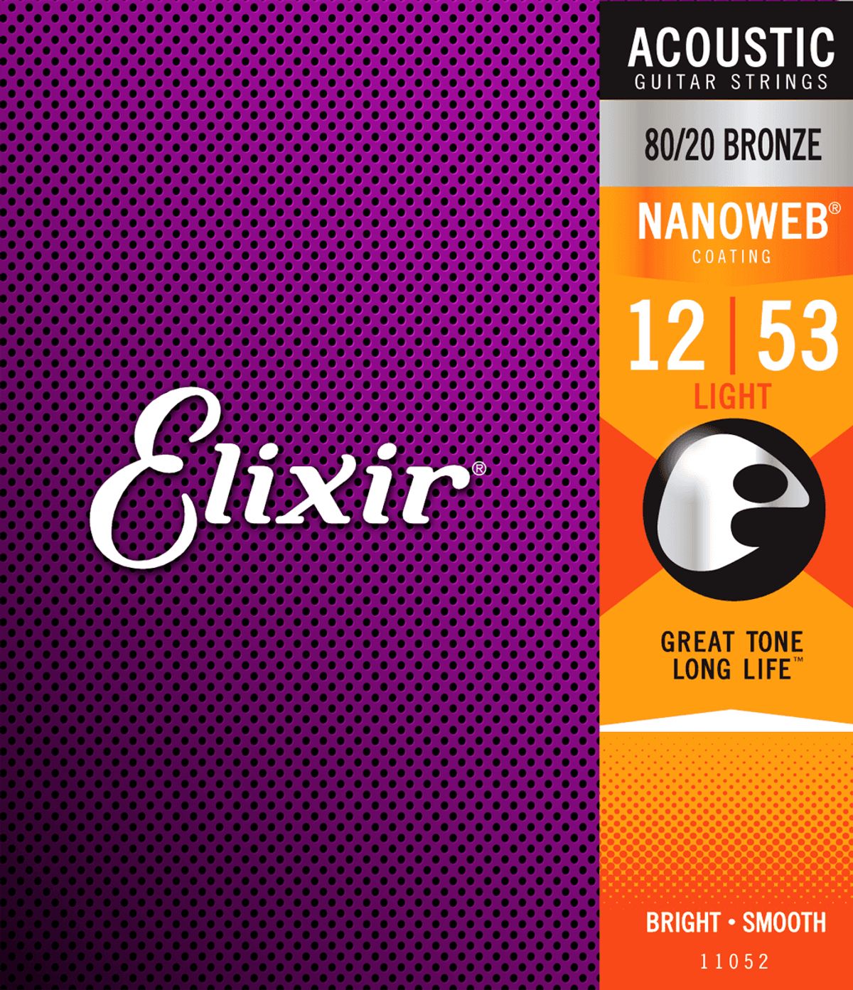 Elixir Nanoweb Bronze 80/20 - Western-strenge 012-053 Light