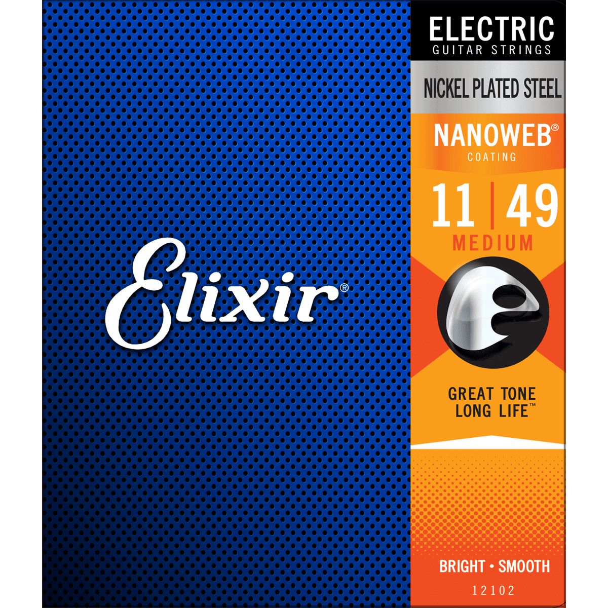 Elixir Nanoweb - El-guitar strenge 011-049 Medium