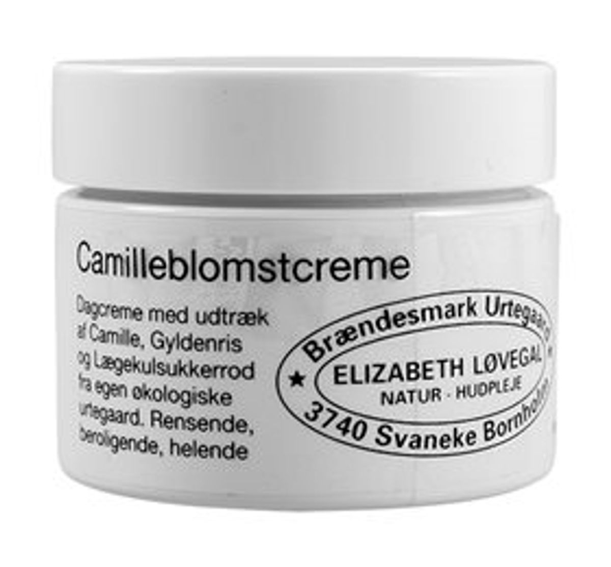 Elizabeth Løvegal Camilleblomst creme &bull; 30ml.