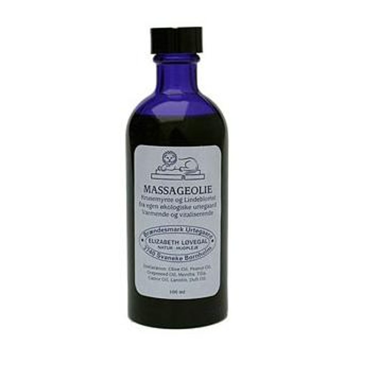 Elizabeth Løvegal Massageolie, 100ml.