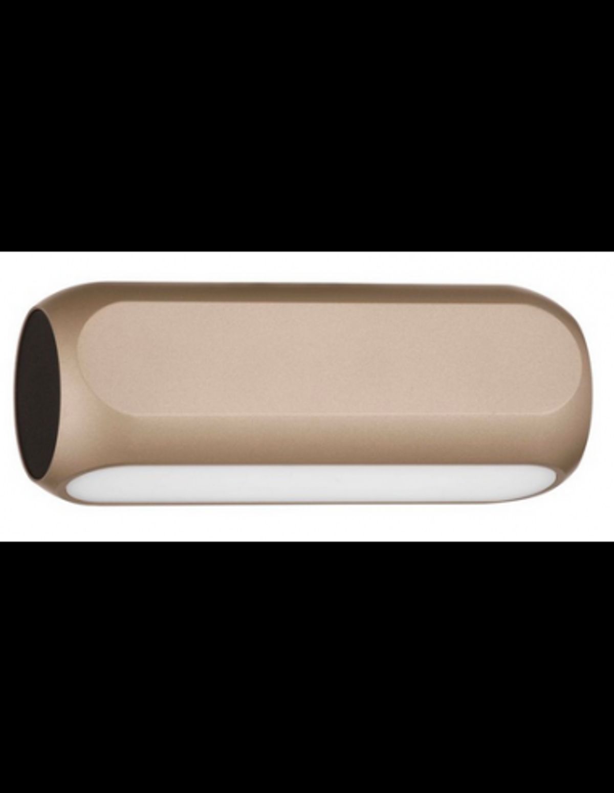 ELLI Påbygningsspot i aluminium B17 cm 11W LED - Sort/Satineret champagne beige