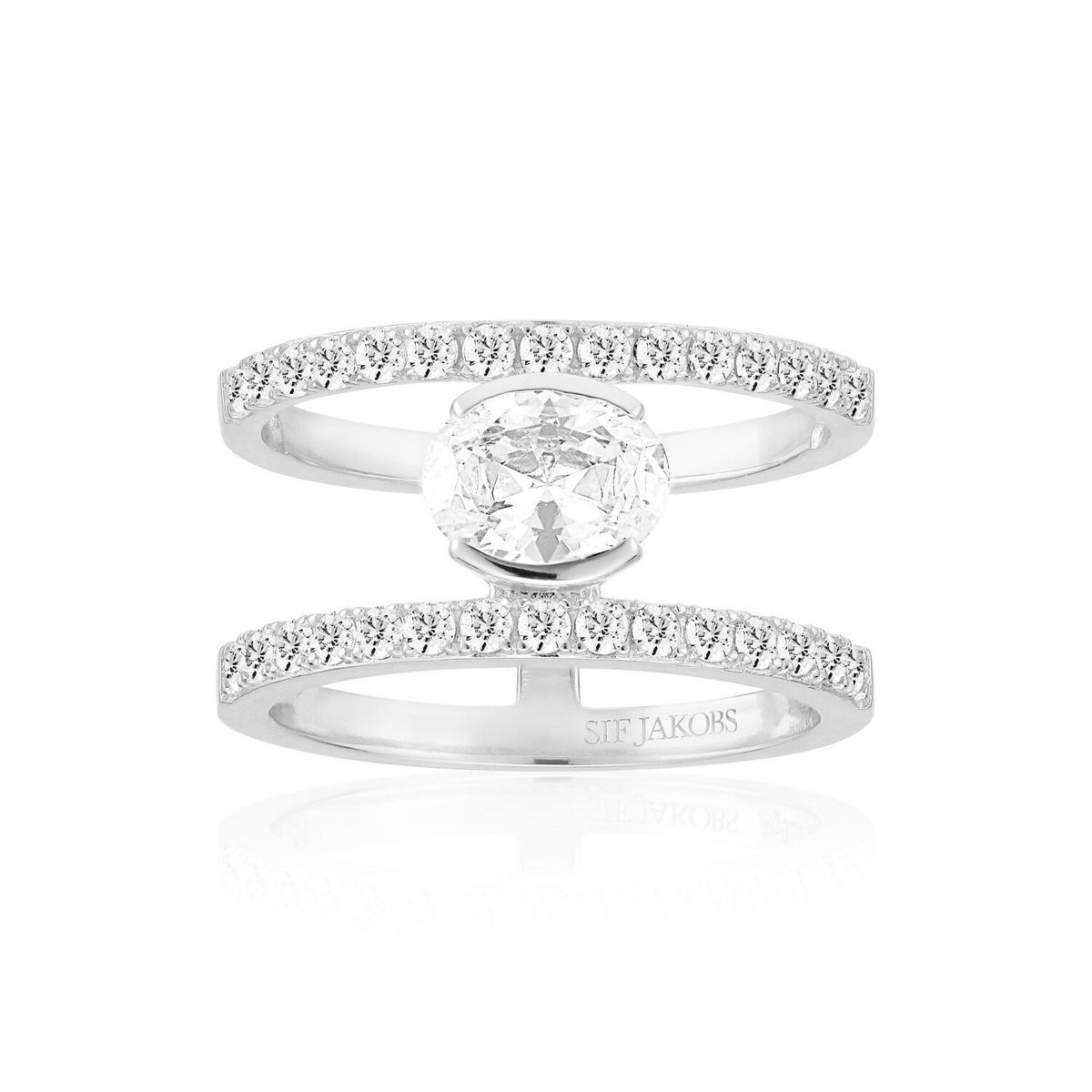 Ellisse Carezza Grande Ring